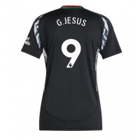 Camisa de Futebol Arsenal Gabriel Jesus #9 Equipamento Secundário Mulheres 2024-25 Manga Curta